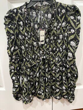 Anthropologie peplum top, XS